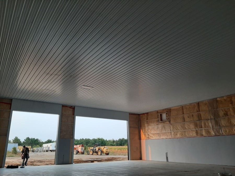 Interior shop buildout structural buildings clearwater mn