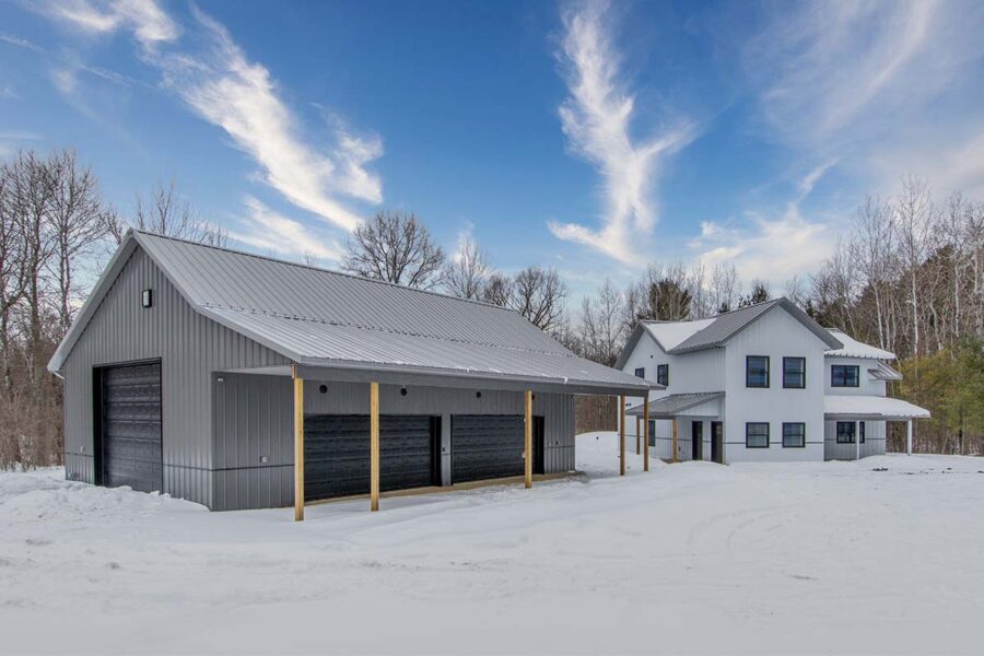 Crosby MN Withrow Residential Post Frame Home