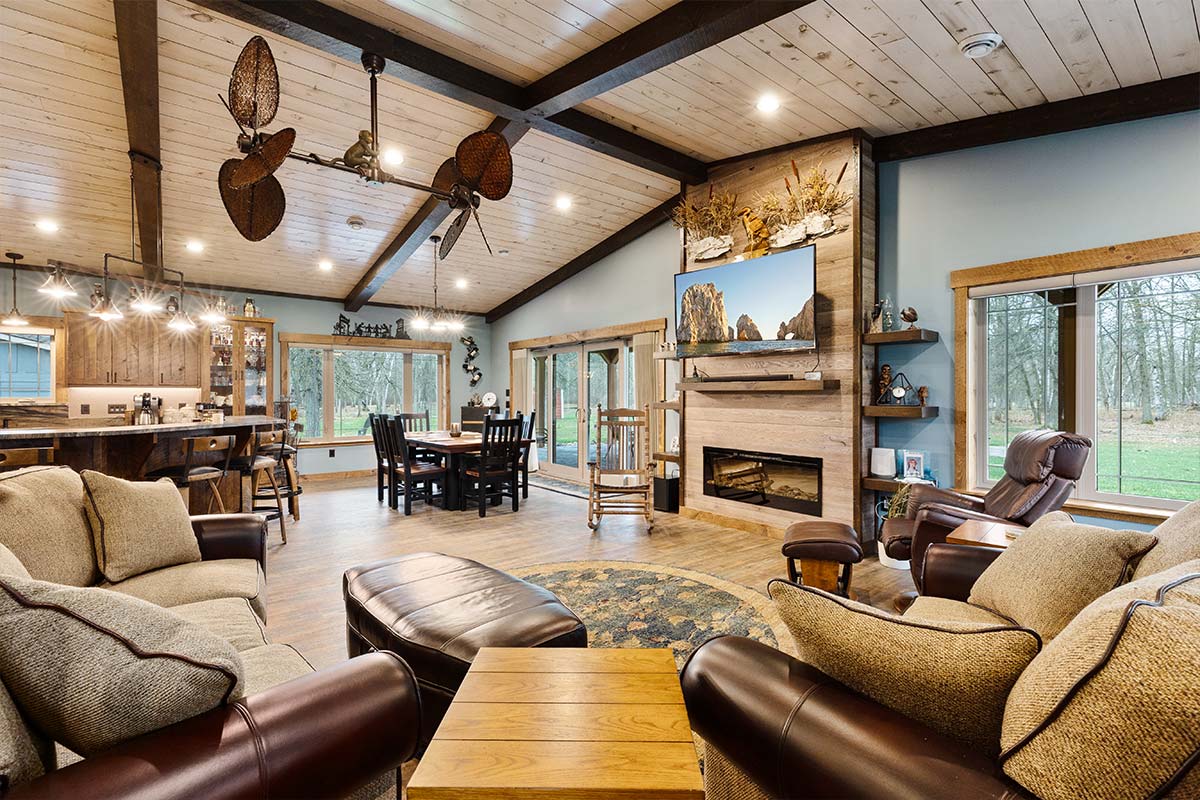 Fifty Lakes Barndominium Residential Post Frame Home 01