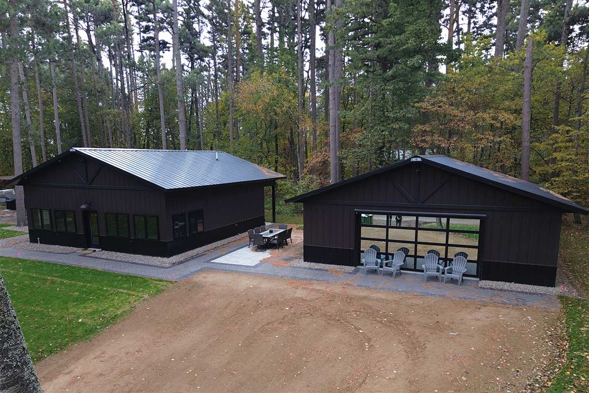 Crosslake MN Chell Outbuilding Residential Post Frame