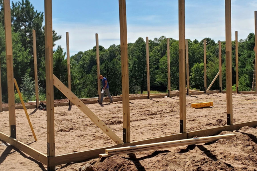 Structural Building 6inch Column Spacing Stronger Framing