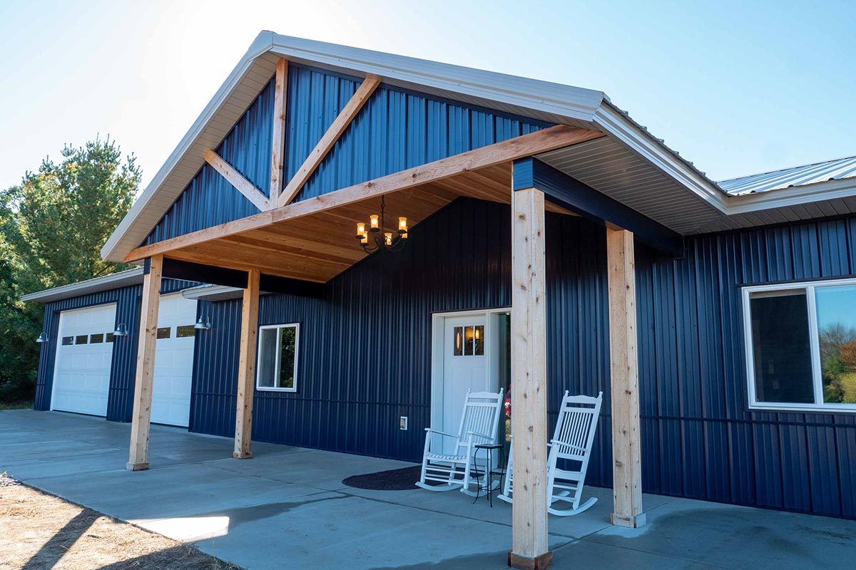 Big Lake MN Cheesebrow Residential Post Frame Home