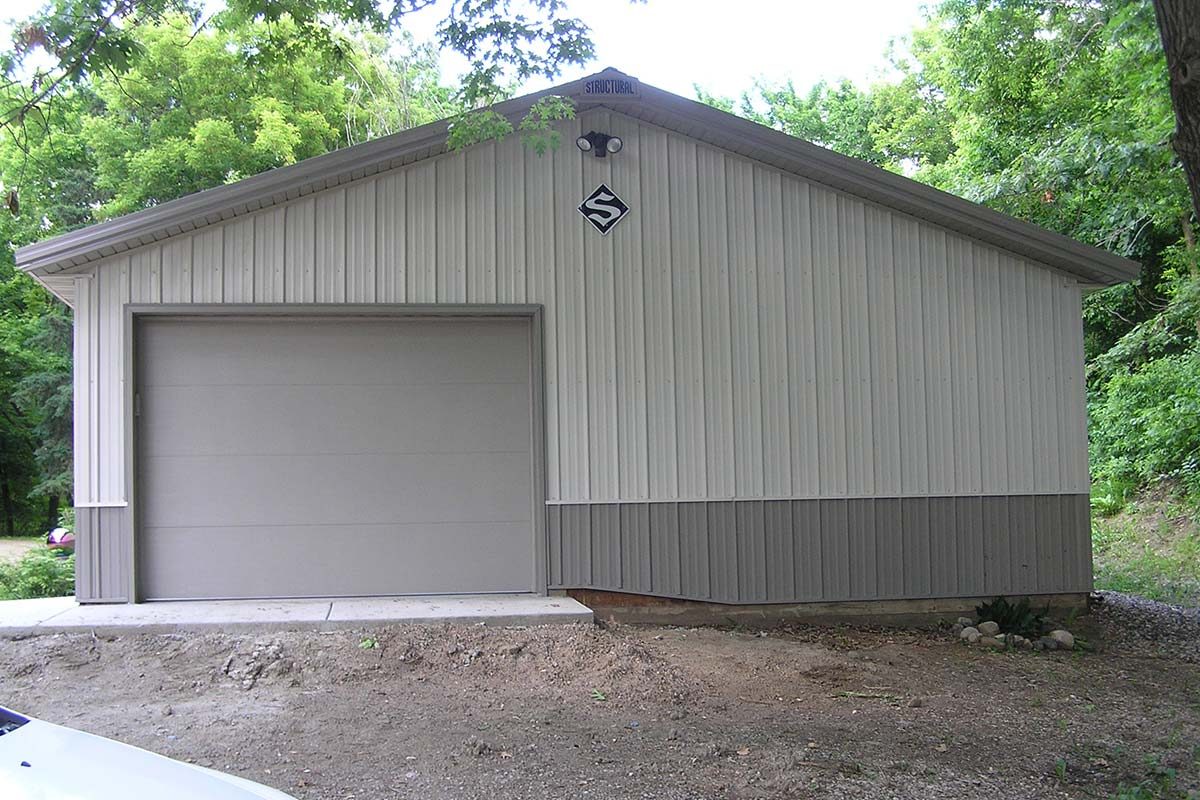 Buffalo MN Plantz Residential Garage Post Frame 007