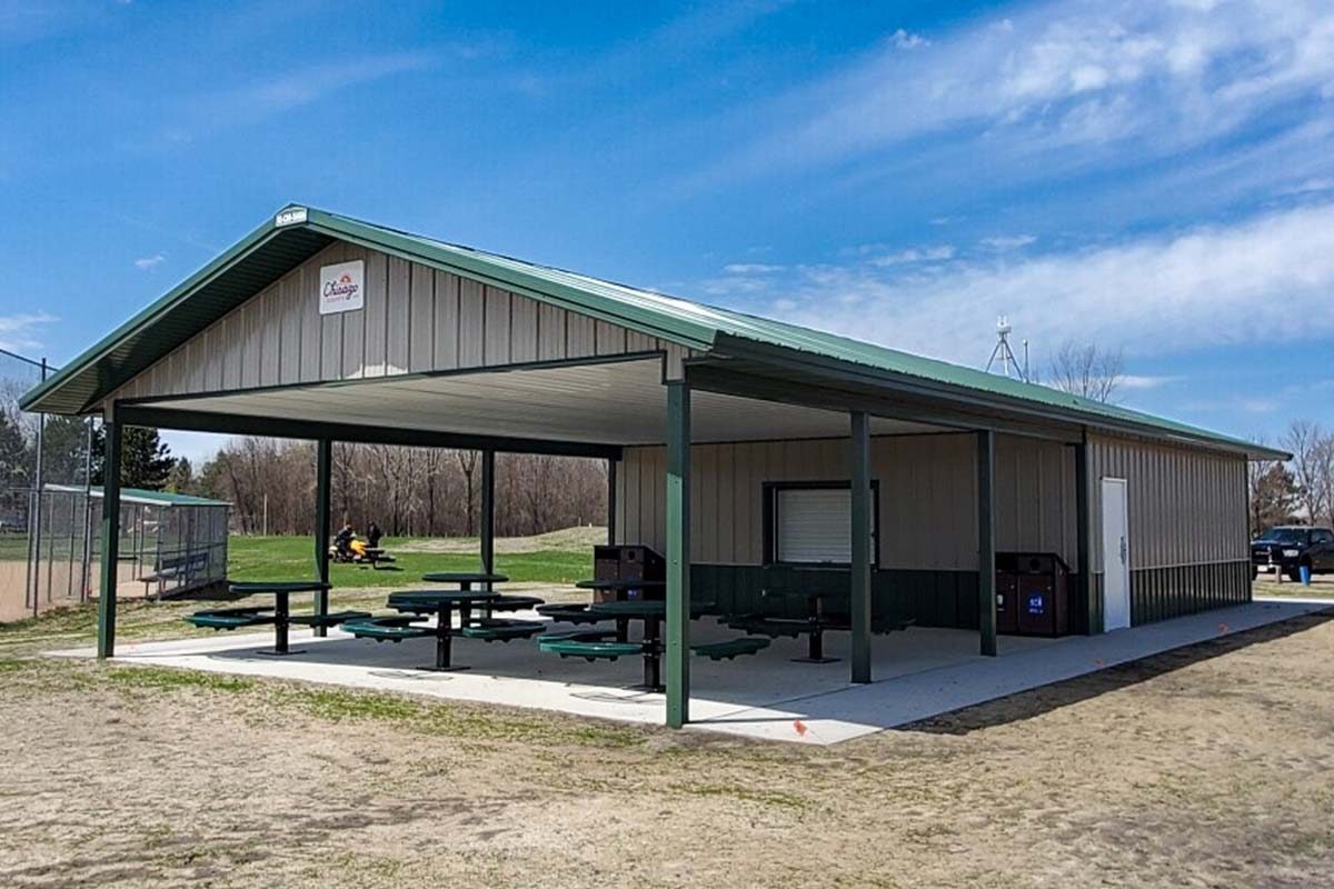 Chisago County Parks Pavilion Lindstrom MN Post Frame Commercial Retail 01