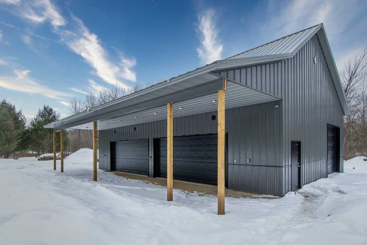 Crosby MN Withrow Residential Post Frame Home 08