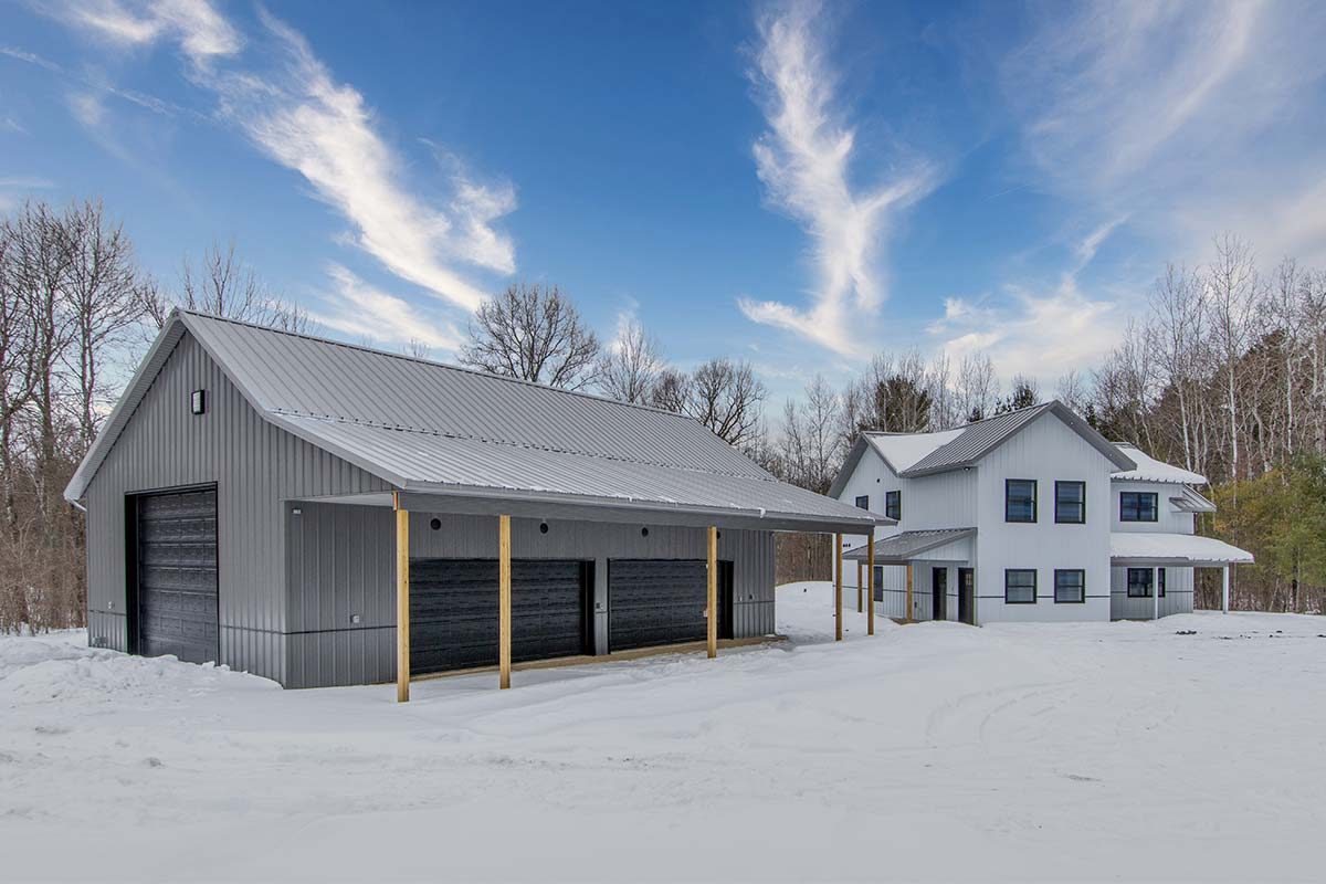 Crosby MN Withrow Residential Post Frame Home