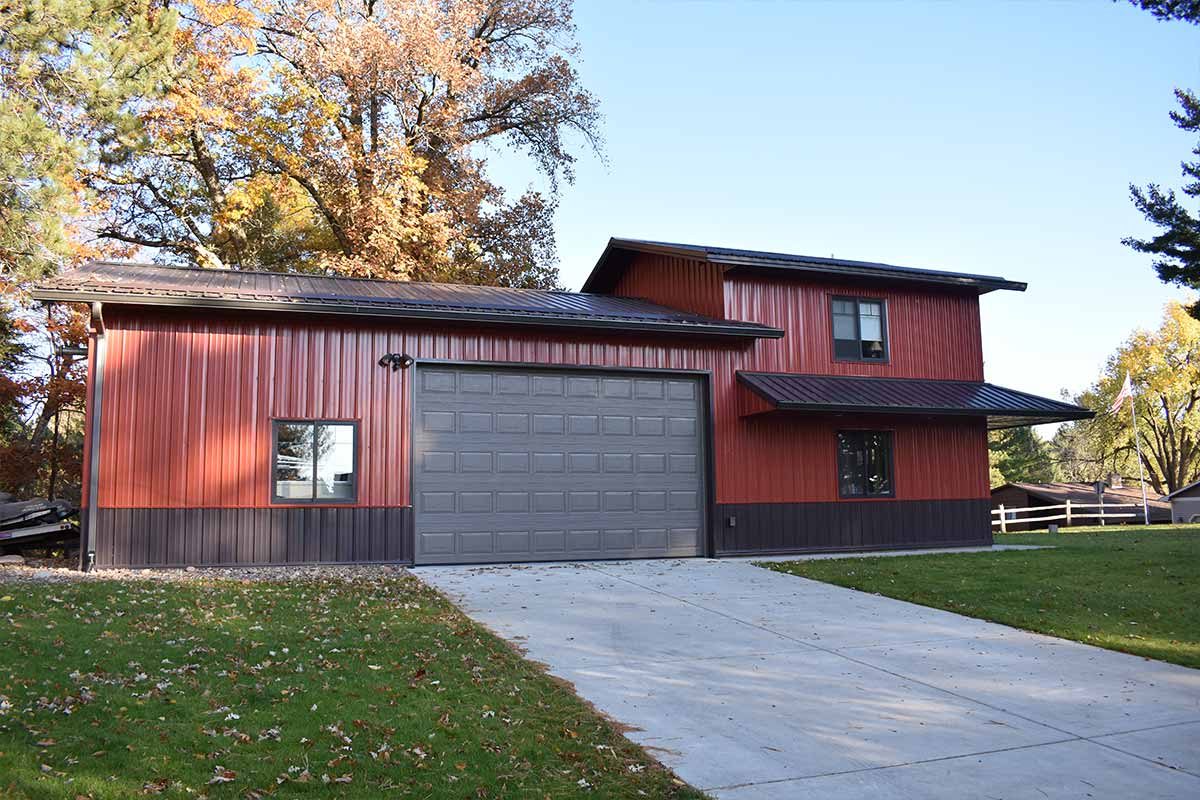 Crosslake MN Darnel Residential Garage Post Frame 006