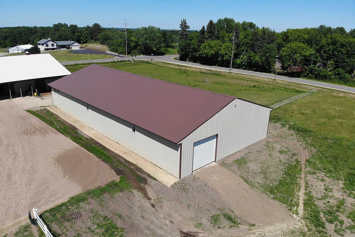 Dayton MN Bellin Equestrian Arena Post Frame 01