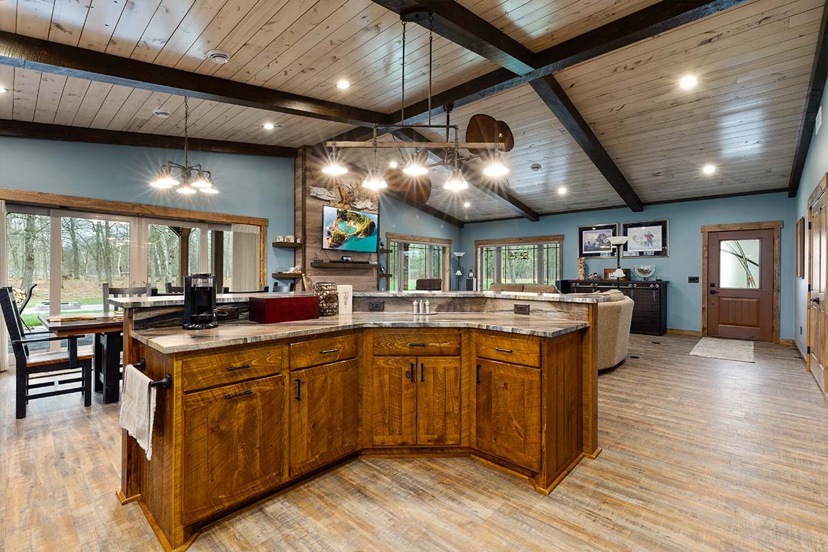 Fifty Lakes Barndominium Residential Post Frame Home 03