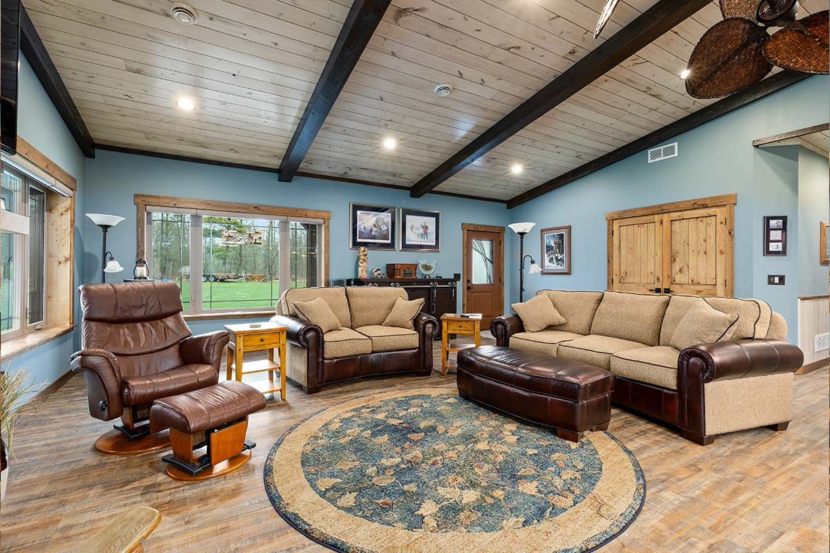 Fifty Lakes Barndominium Residential Post Frame Home 07