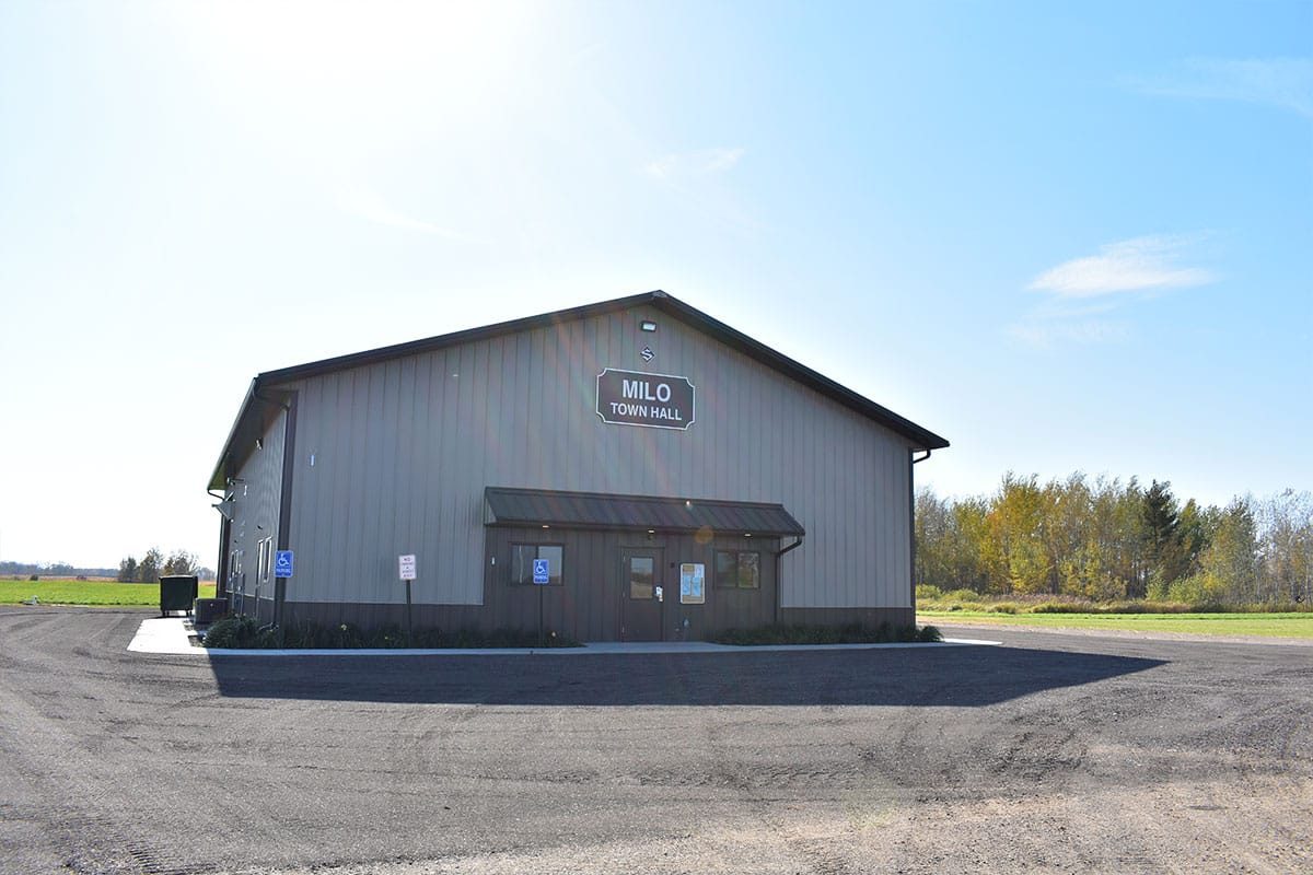 Foreston MN Milo Town Hall Commercial Office Post Frame 06