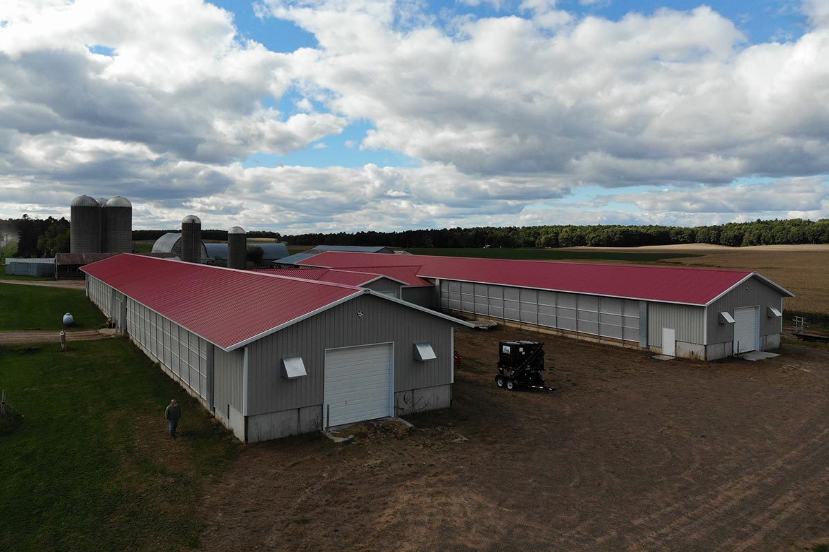 Frederic WI Owens Farms Agricultural Livestock Post Frame 001