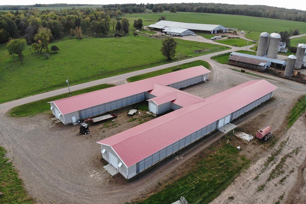 Frederic WI Owens Farms Agricultural Livestock Post Frame 004