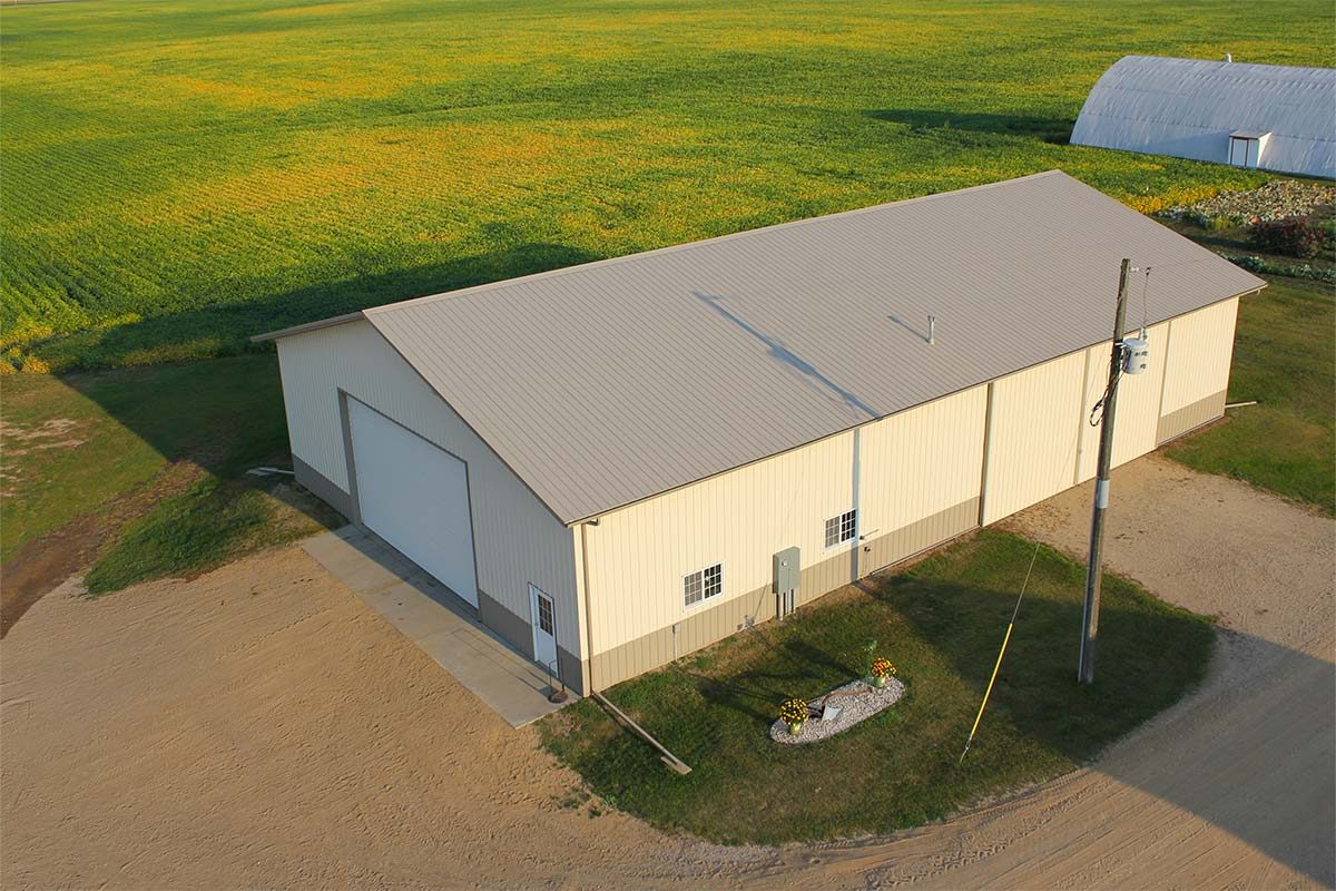 Hector MN Wehking Farms Agricultural Storage Post Frame 002