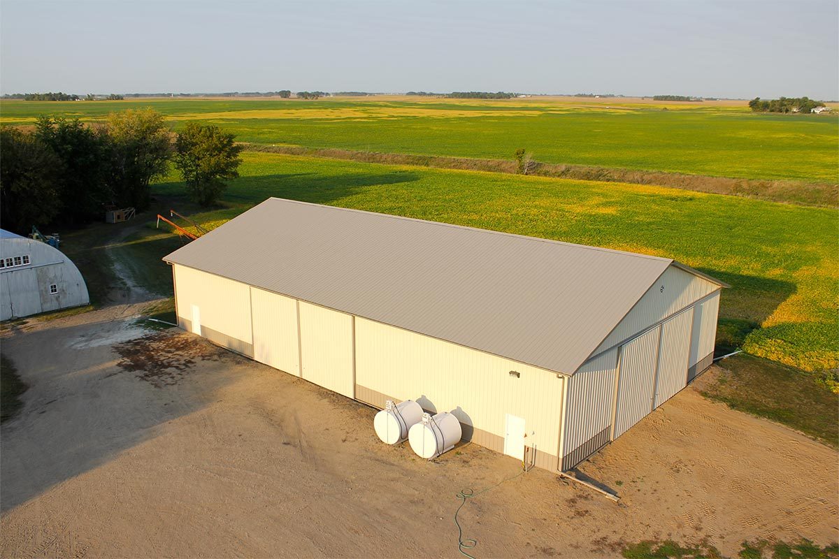 Hector MN Wehking Farms Agricultural Storage Post Frame 003