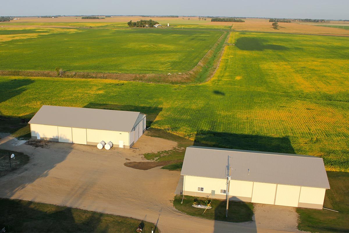 Hector MN Wehking Farms Agricultural Storage Post Frame 004