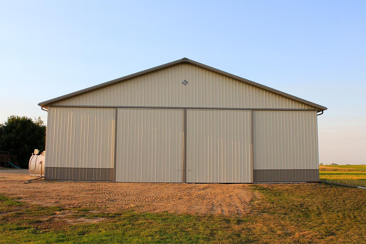 Hector MN Wehking Farms Agricultural Storage Post Frame 007