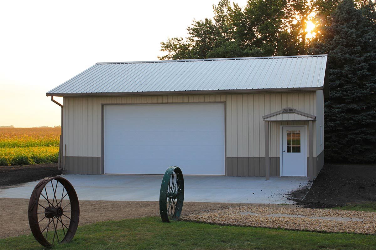 Hector MN Wehking Farms Agricultural Storage Post Frame 008