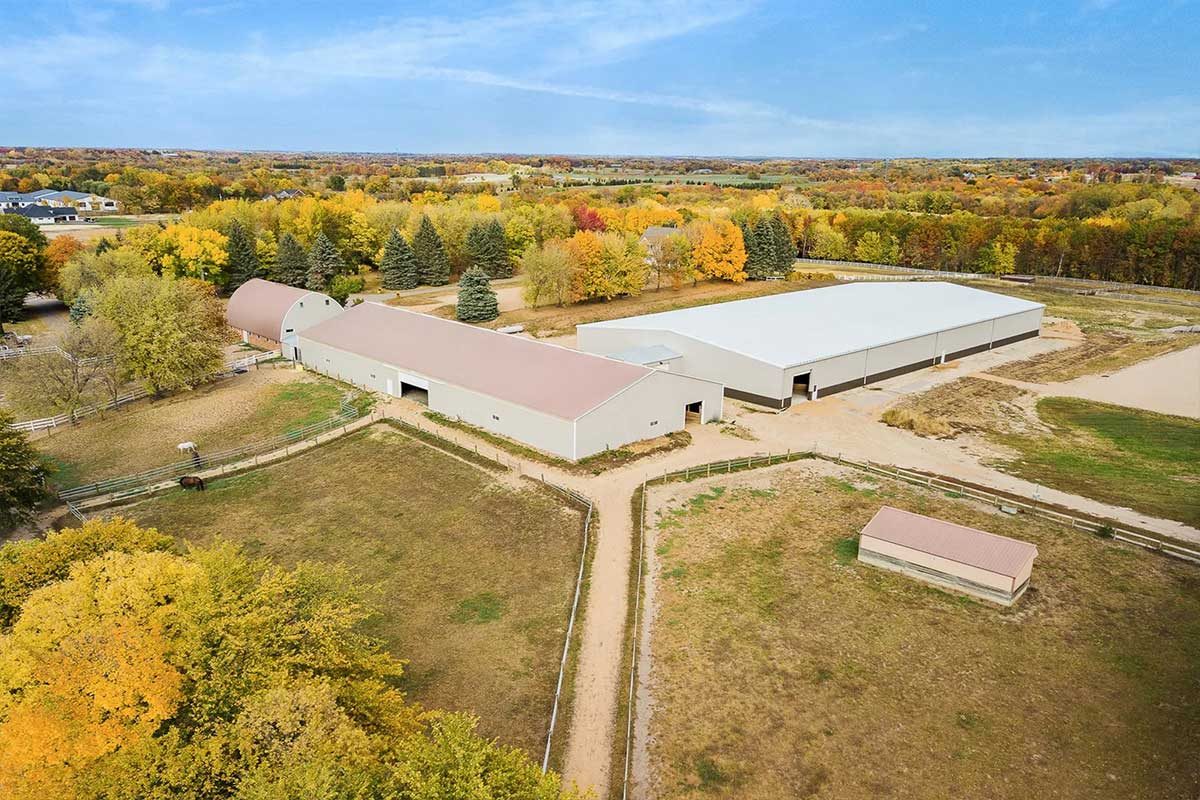 Independence MN Equestrian Riding Arena Steel Frame 01