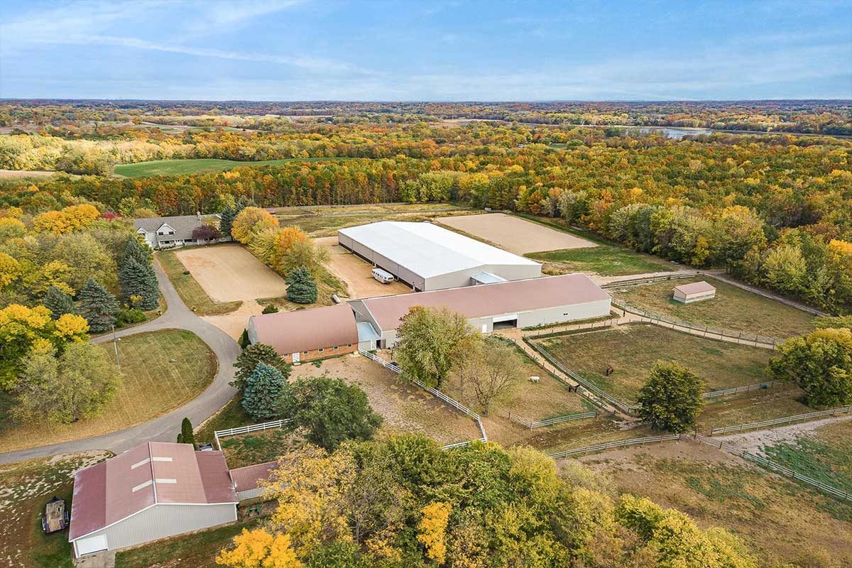 Independence MN Equestrian Riding Arena Steel Frame 02