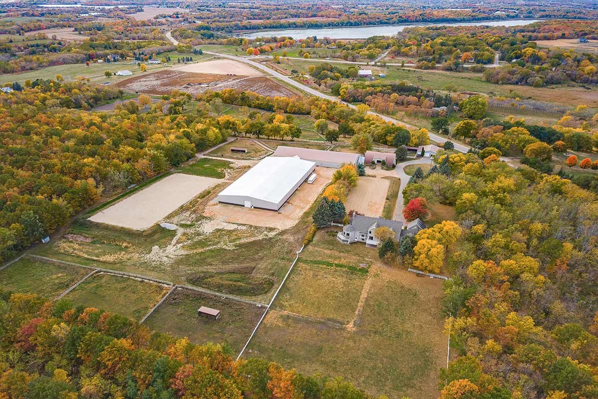 Independence MN Equestrian Riding Arena Steel Frame 03