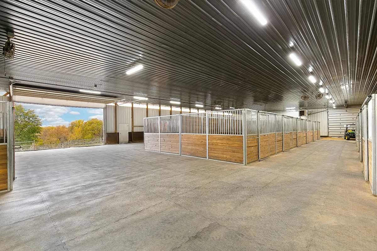 Independence MN Equestrian Riding Arena Steel Frame 05