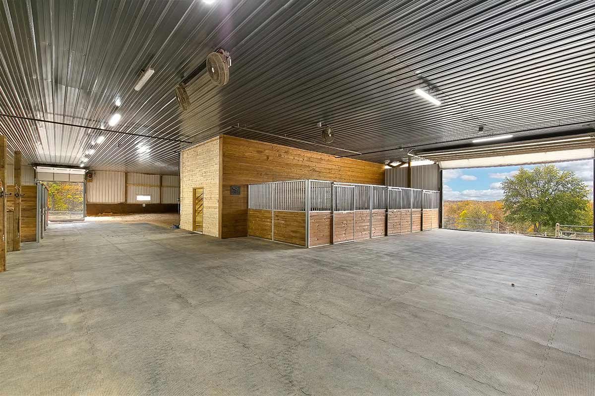 Independence MN Equestrian Riding Arena Steel Frame 06