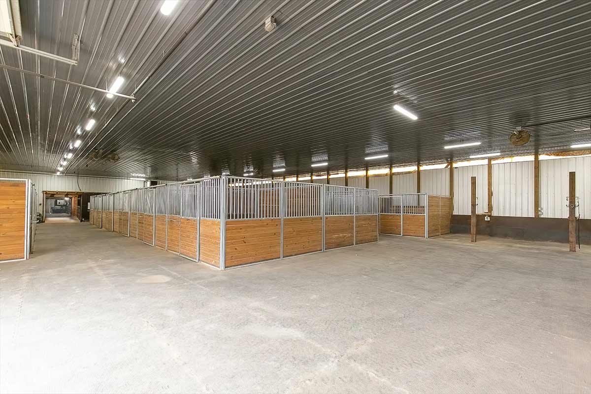Independence MN Equestrian Riding Arena Steel Frame 07
