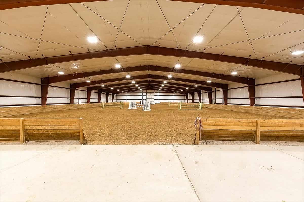 Independence MN Equestrian Riding Arena Steel Frame 10
