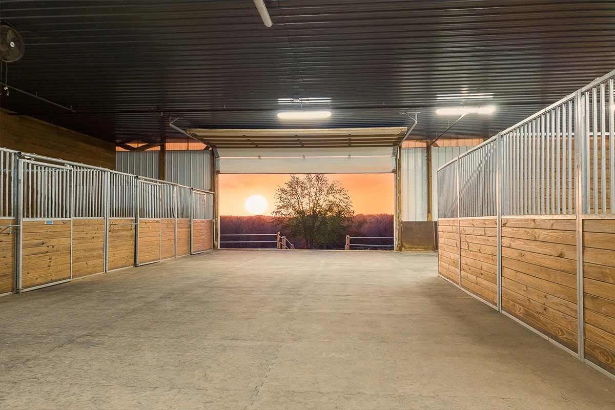 Independence MN Equestrian Riding Arena Steel Frame 11