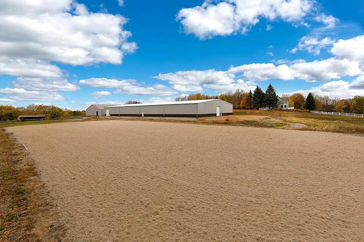 Independence MN Equestrian Riding Arena Steel Frame 12