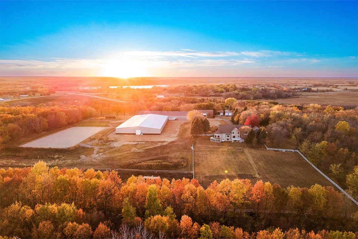 Independence MN Equestrian Riding Arena Steel Frame 15