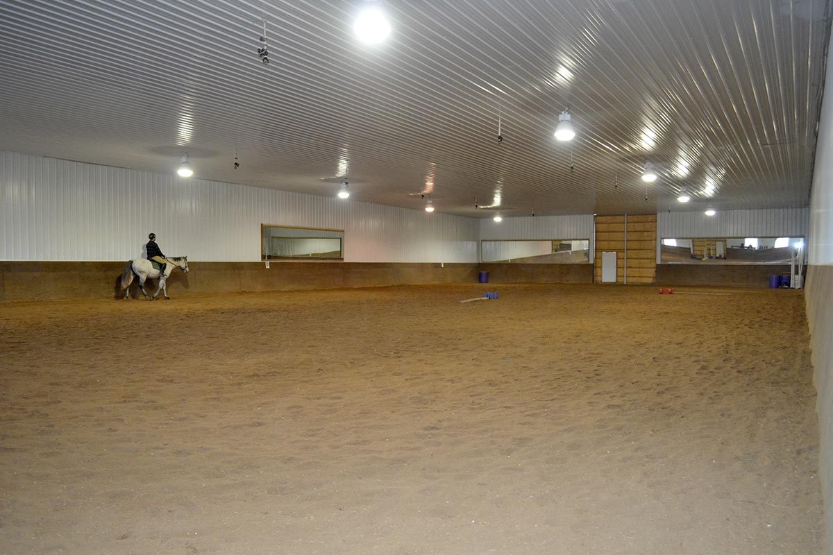 Maple Lake MN MLB Equestrian Riding Arena Post Frame