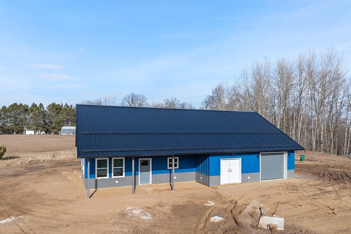 Micke Barndominium Aitkin MN Residential Post Frame Home 01