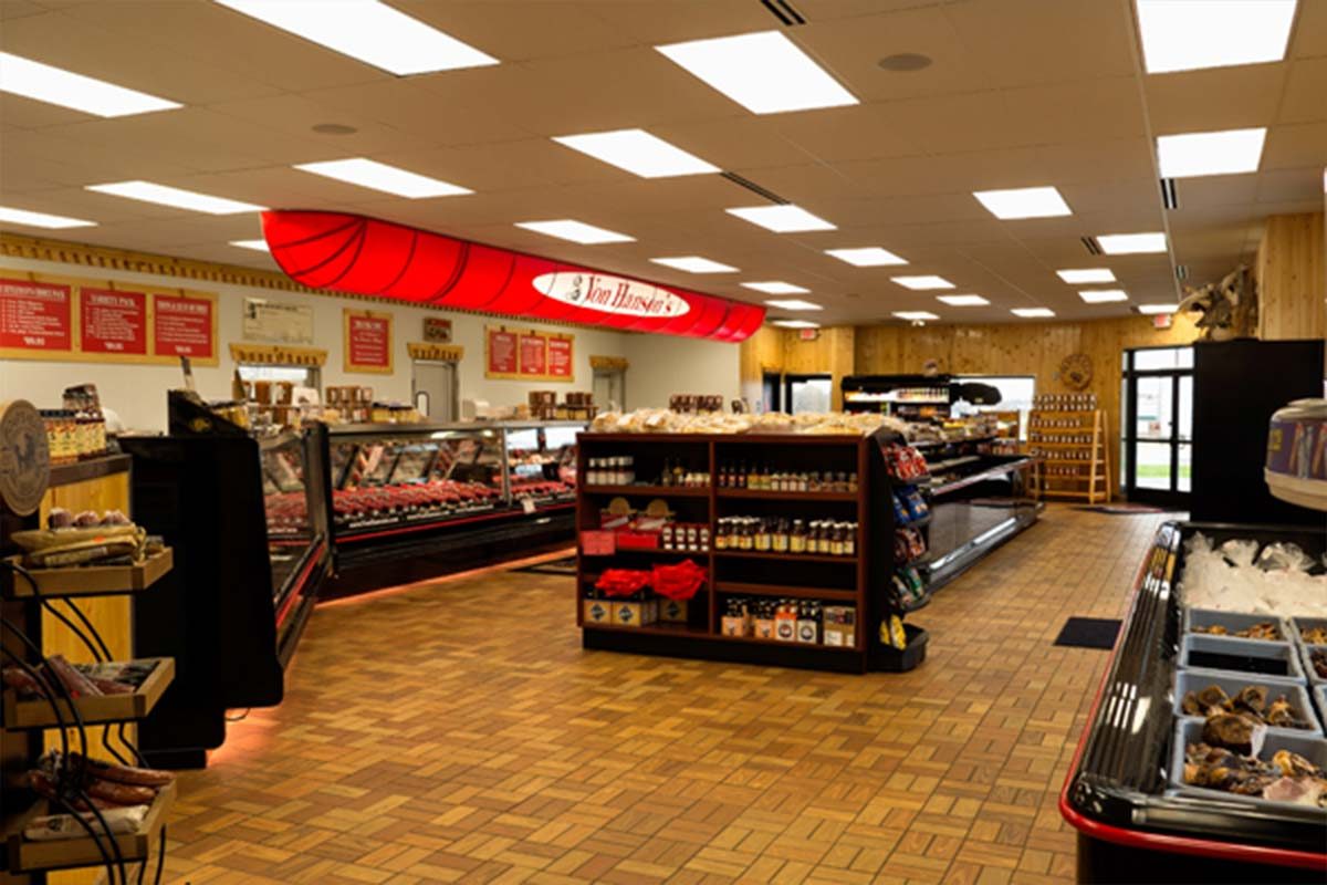 Monticello MN Von Hansons Meats Commercial Retail Post Frame 02