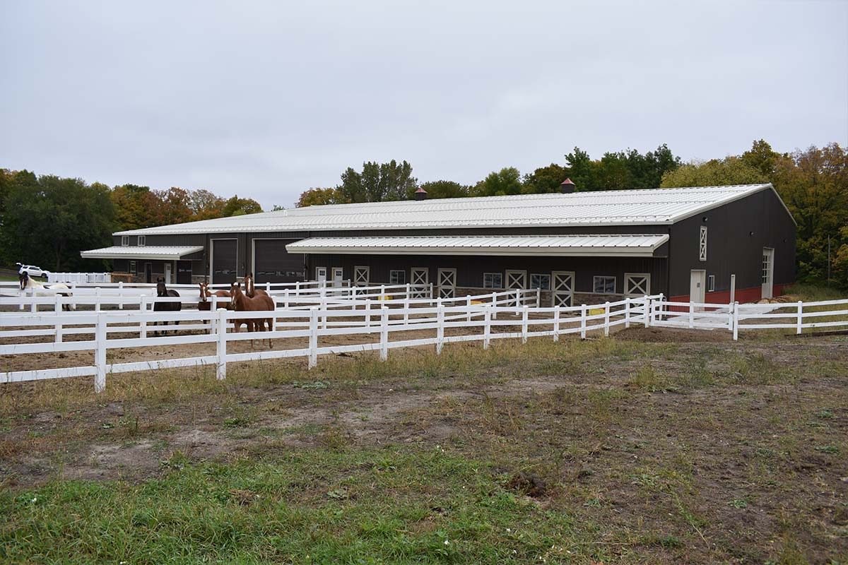 Oak Grove MN Charity Seeger Equestrian Arena Post Frame 003