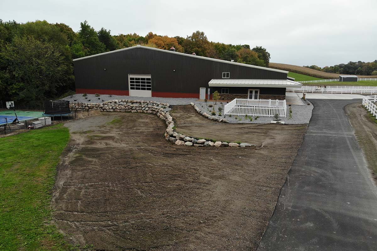 Oak Grove MN Charity Seeger Equestrian Arena Post Frame 006