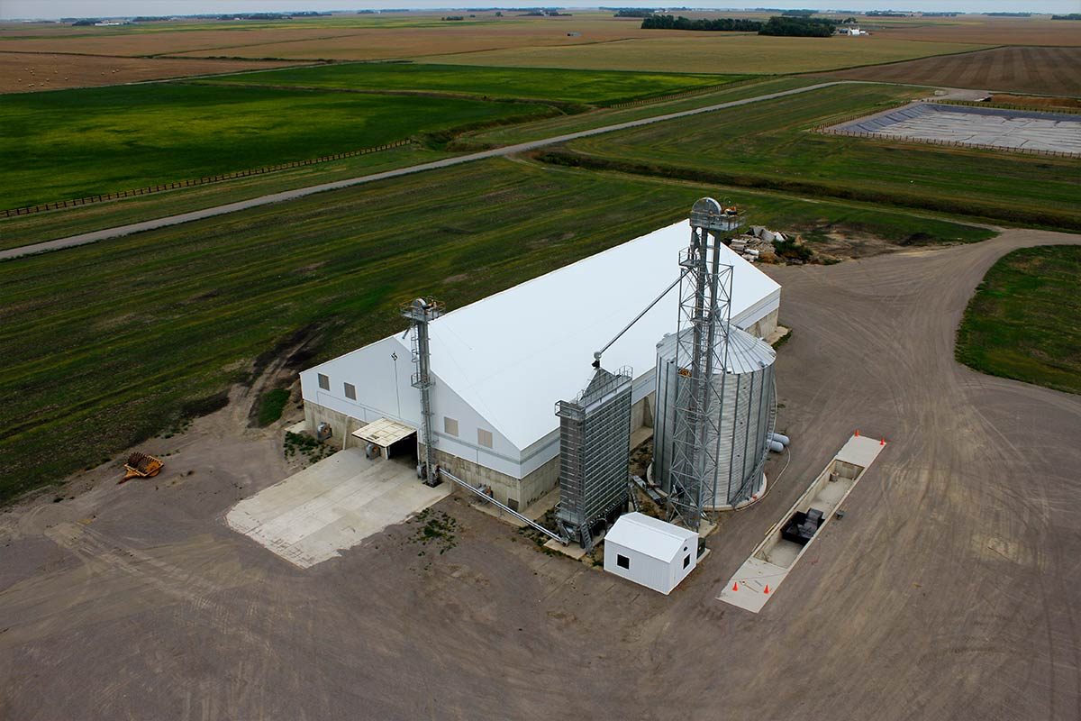 Olivia MN Revier Agricultural Commodity Building Post Frame