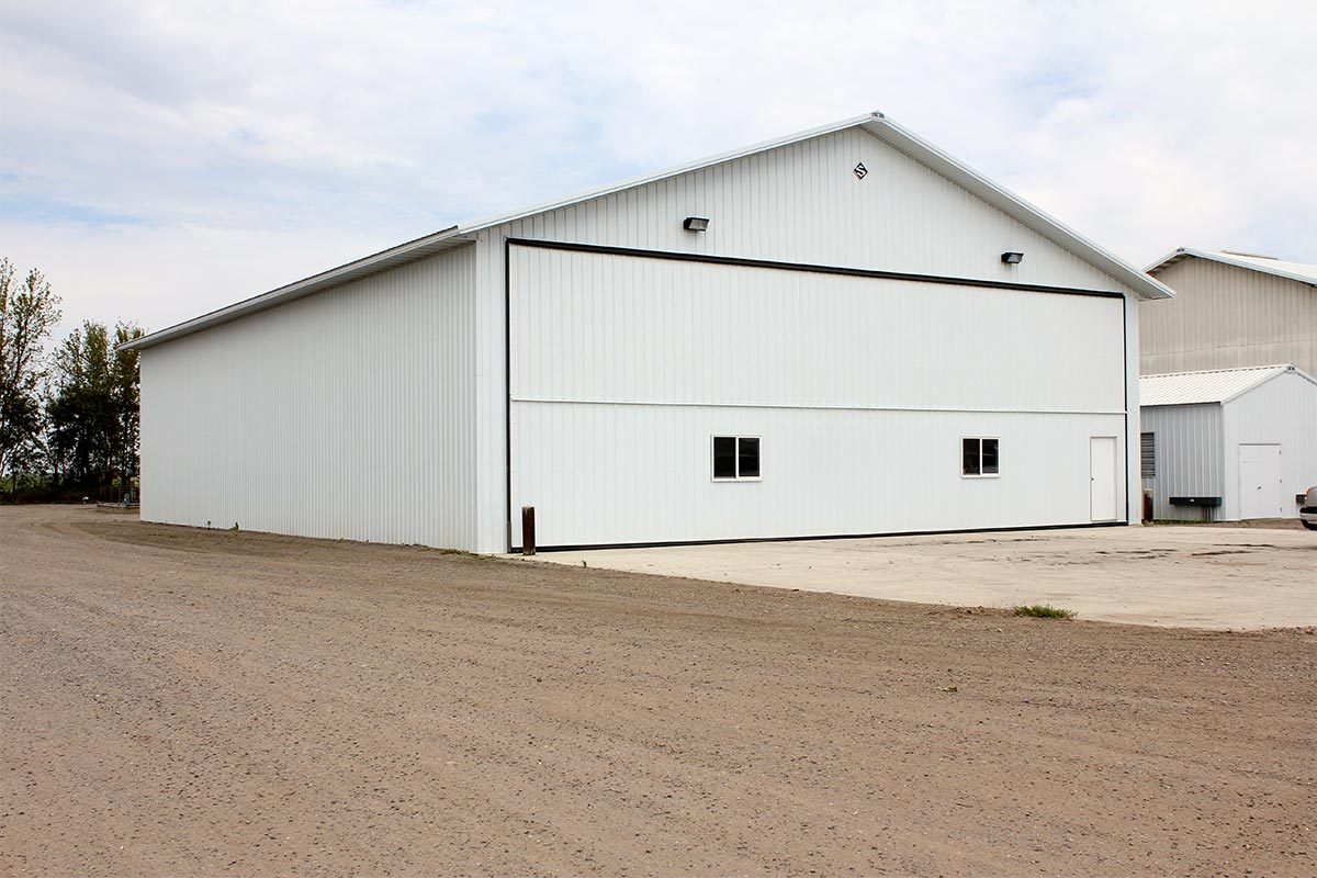 Olivia MN Revier Commercial Airplane Hangar Post Frame 001