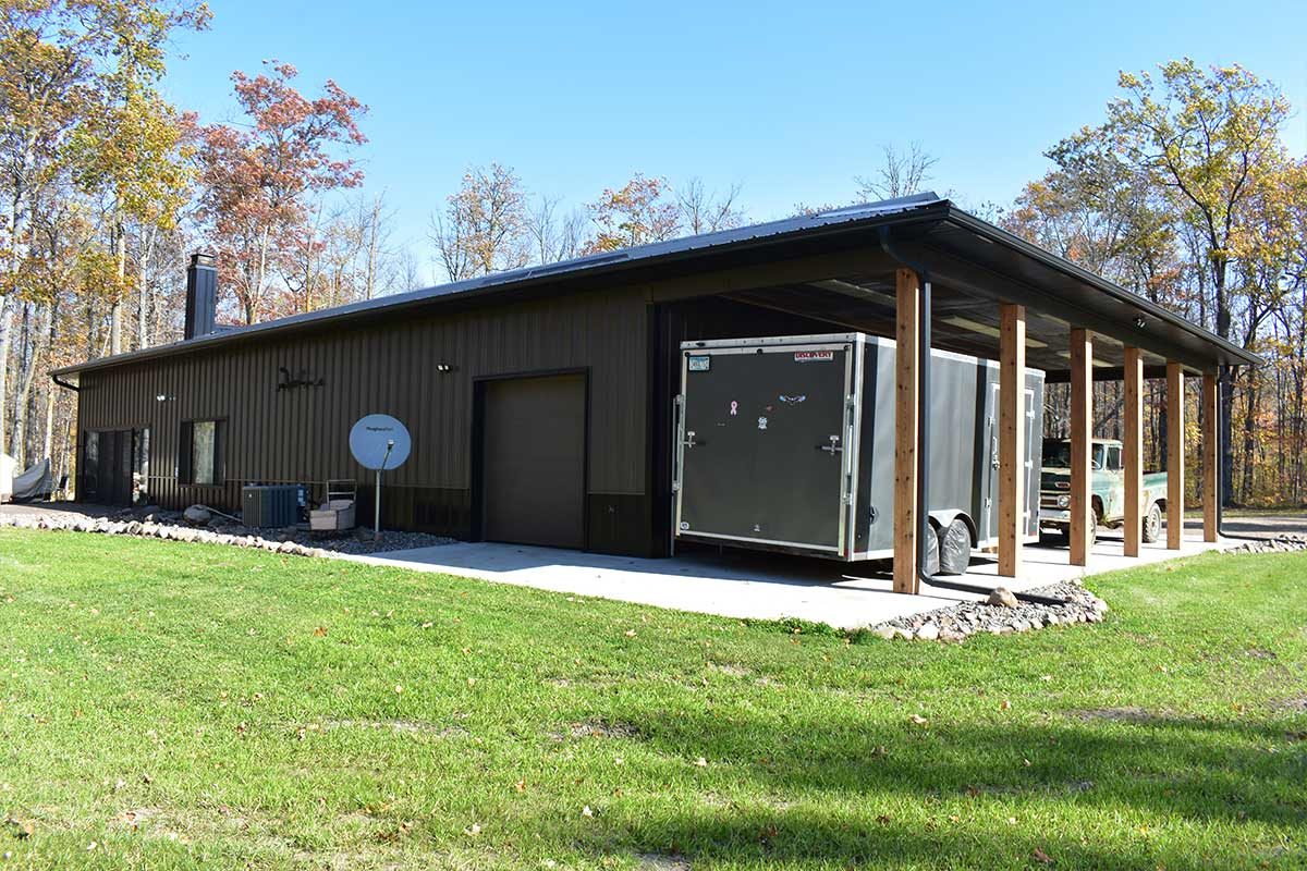 Onamia MN Whitetail Lodge Residential Post Frame Home 01