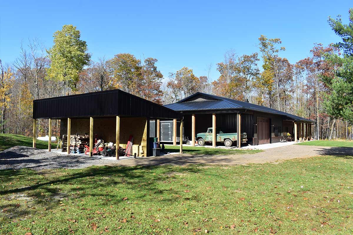 Onamia MN Whitetail Lodge Residential Post Frame Home 02