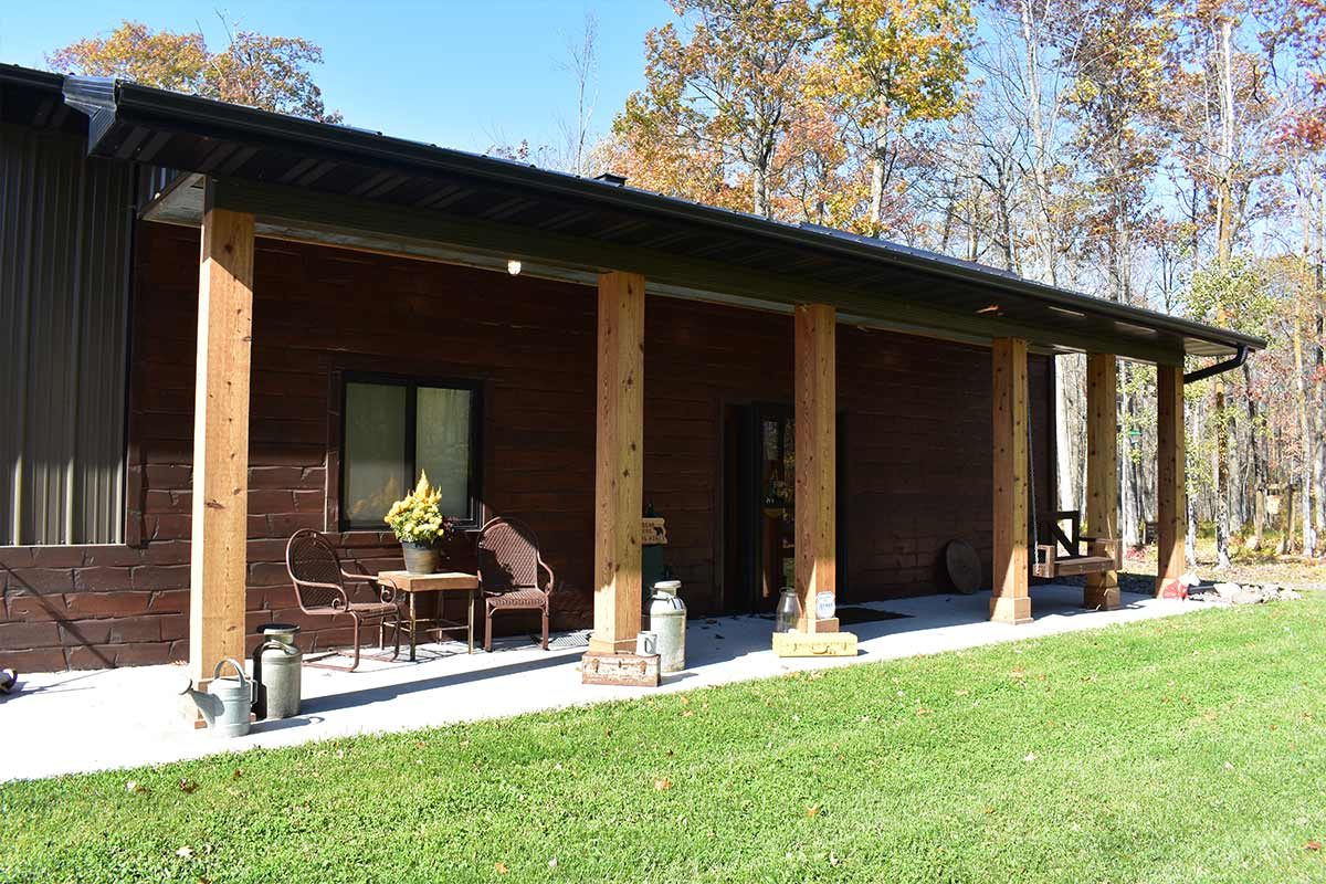 Onamia MN Whitetail Lodge Residential Post Frame Home 03