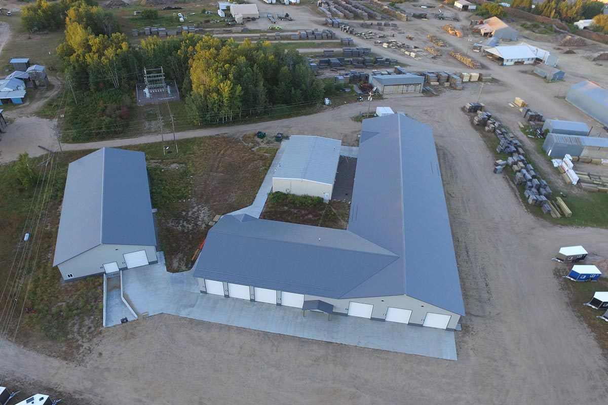 Pine River MN Black Line Conversions Commercial Manufacturing Post Frame 001