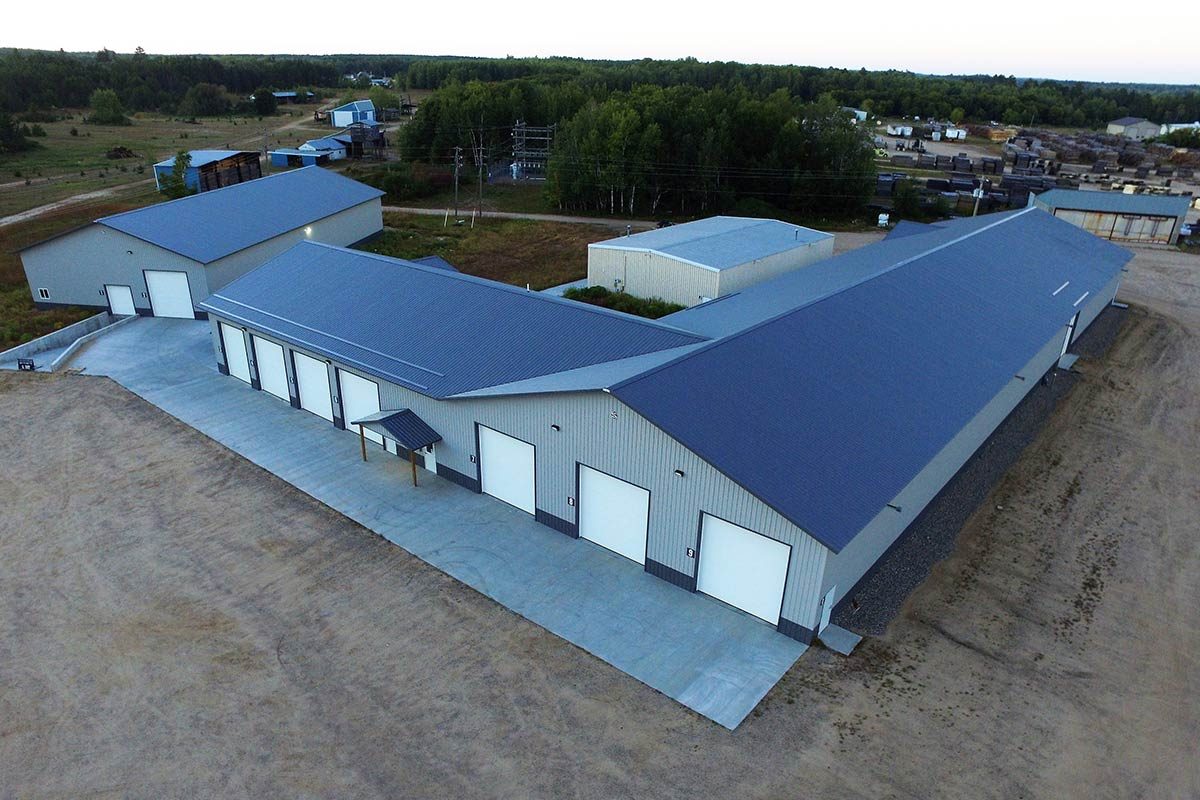 Pine River MN Black Line Conversions Commercial Manufacturing Post Frame 003
