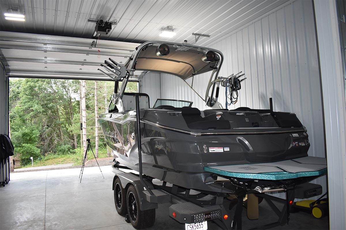 Rockys Race Shop Big Lake MN Residential Post Frame Garage 5