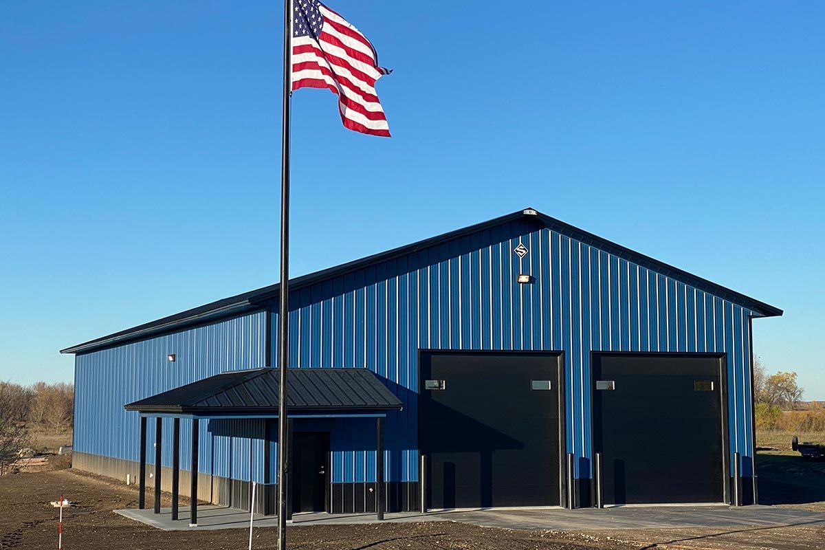 Spicer MN Hansen Race Shop Residential Out Building Post Frame 001