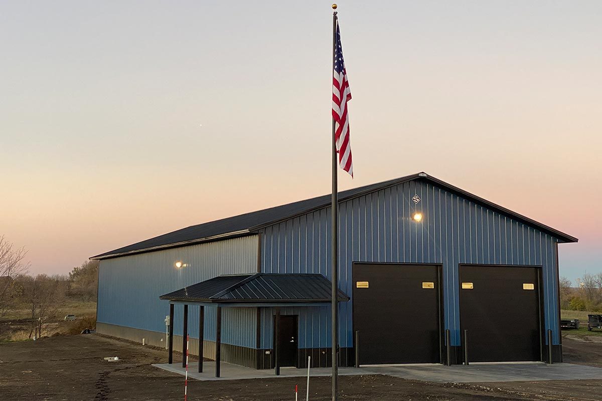 Spicer MN Hansen Race Shop Residential Out Building Post Frame 007