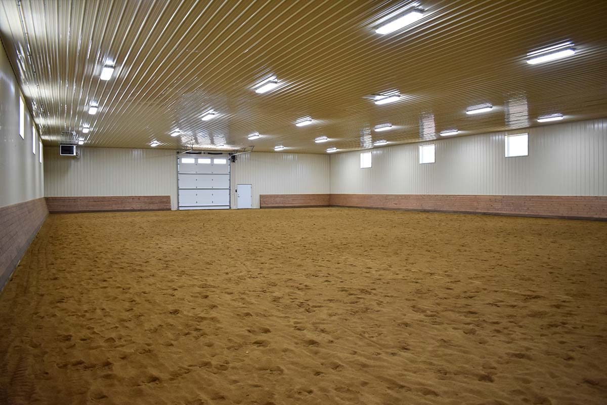 Thomasburg Equestrian Facility Frederic WI Post Frame Riding Arena 08