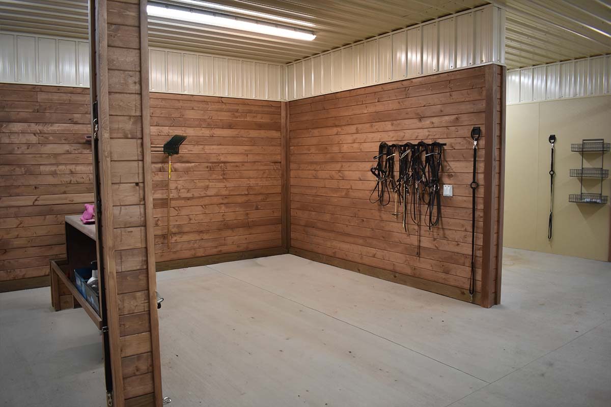 Thomasburg Equestrian Facility Frederic WI Post Frame Riding Arena 15