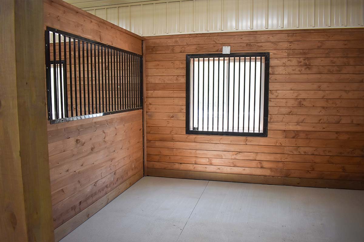 Thomasburg Equestrian Facility Frederic WI Post Frame Riding Arena 18